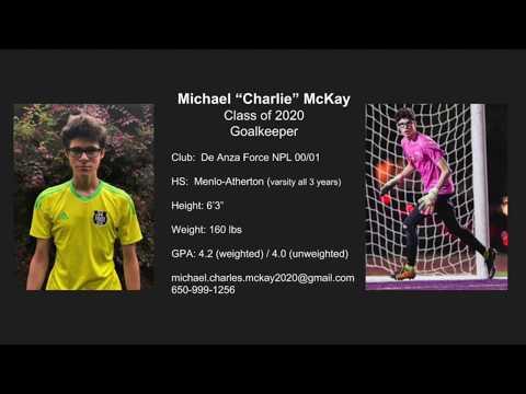 Video of Michael "Charlie" McKay Goalkeeper Highlight Video