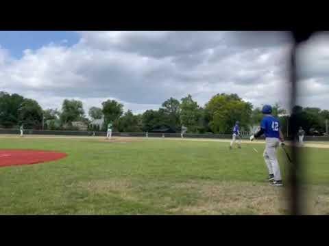 Video of Line drive to center