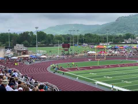 Video of State Track 2021 - 400M - 4th Place 57.98 (school record) LANE 8 Light Blue