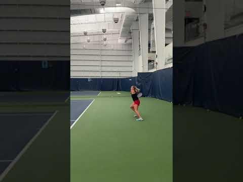 Video of Backhand Early Preparation Pt 2