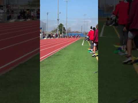 Video of First varsity meet New PR (10.9) 2019-2020 sophomore year 