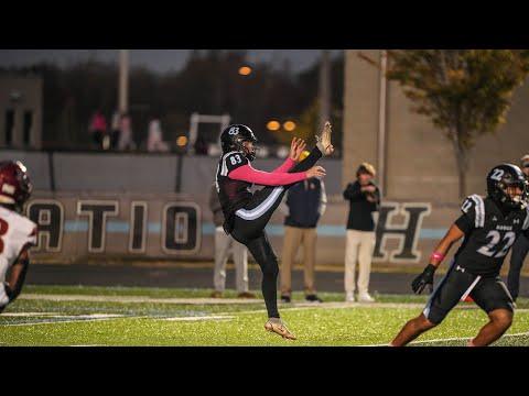 Video of Senior Year Regular Season Punting Highlights