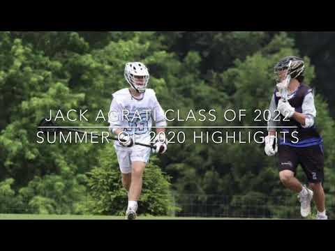 Video of Jack Agrati Class of 2022 Summer 2020 Highlight Tape 