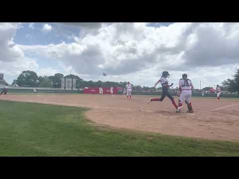 Video of Malani's double and 2 RBI's against winnfield, la