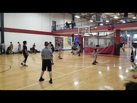 Video of Marcus Fredrickson Cal Elite #34 Black jersey/green shoes