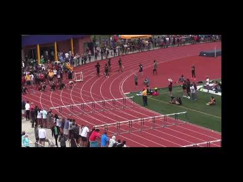 Video of 110 hurdle lane 6 15.58