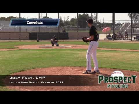 Video of Joey Frey Prospect Video, LHP, Loyola High School Class of 2022