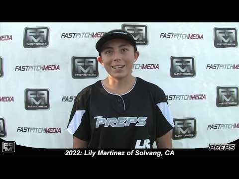 Video of Lily Martinez 2022 catcher