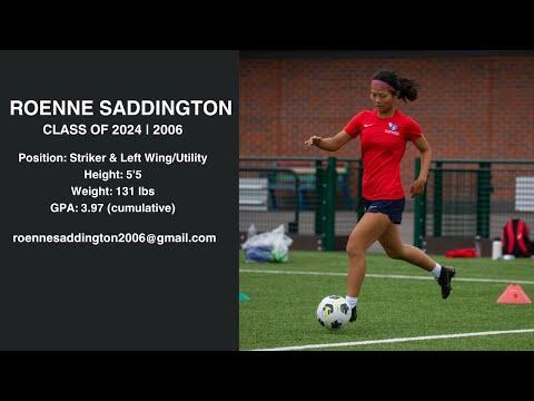 Video of Roenne Saddington | Highlight Reel 2023 | Center Forward/Left Wing & Utility | Class of 2024