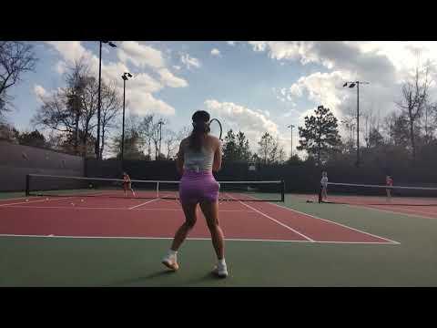 Video of regular groundstroke/ warm-up hitting