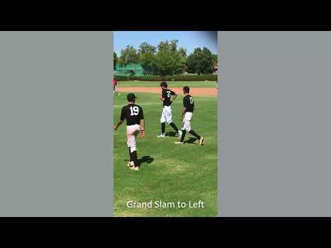 Video of 2 Grand Slams, 9 RBI's in one game