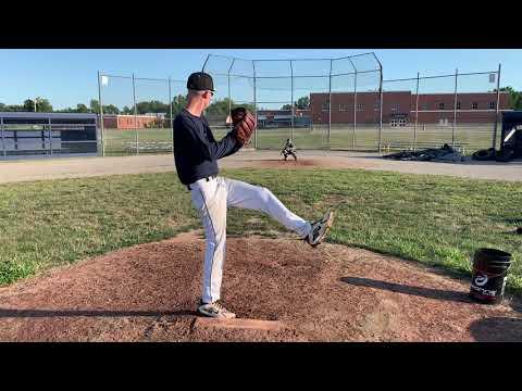 Video of Garrett Goodwin Pitching Practice 