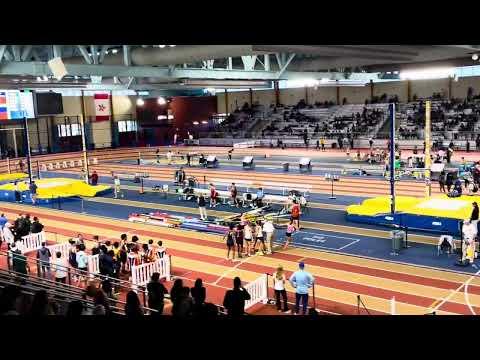 Video of 2024 Indoor Track State Competition Birmingham,AL 4X200 First place/state record. Katie first leg 1:48.39