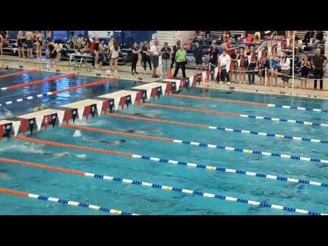 Video of Nicholas 50 Backstroke