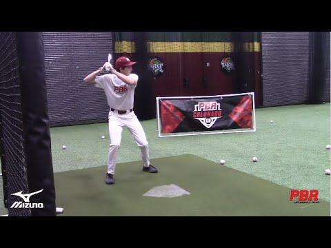 Video of Elvis Conte 2024 grad PBR showcase