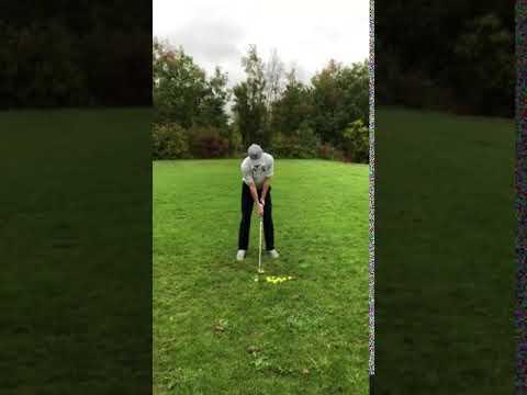 Video of 7 Iron from face view