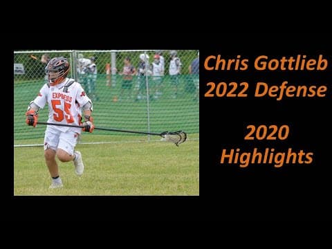 Video of Chris Gottlieb, Class of 2022, 2020 LAX Highlights