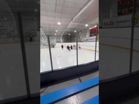 Video of 1 on 2 save