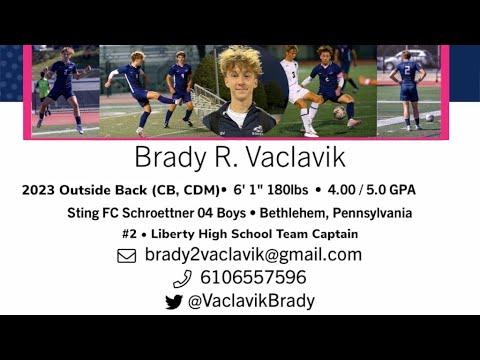 Video of Brady Vaclavik c/o 2023 Fall season highlights 2022