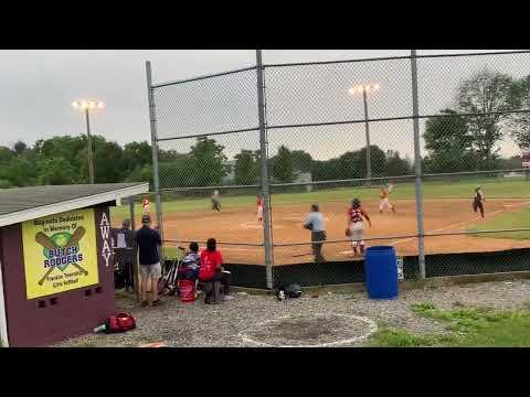 Video of Triple in Summer Softball game with 2 RBIs 2022