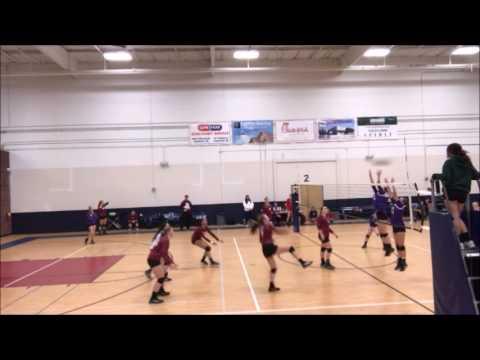 Video of Kaylee Vannoy Middle Blocker, #7 Burgandy