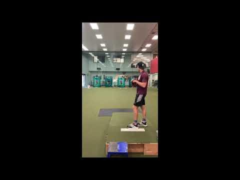 Video of Nathan Schwab Pitching, Fielding, and Hitting (2021)