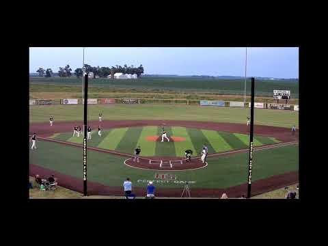 Video of Sliding play at shortstop to end the game and a 1-0 victory.