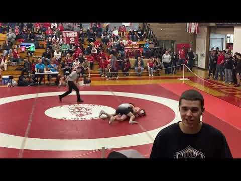 Video of Regionals match 2023 HS wrestling season3rd period