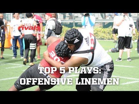 Video of Rivals 3 Stripe :Top 5 Plays: Offensive Linemen