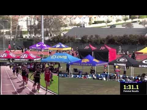 Video of 2:01 800 meter  