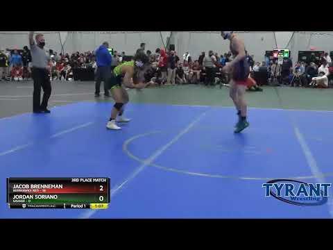 Video of Jordan Soriano vs Jacob Brenneman (Olympic Duals)