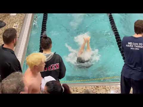 Video of Darren Bittner 2-22-24 State Meet Lake Catholic 200 Free