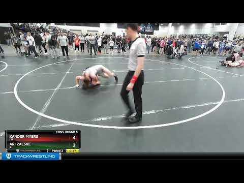 Video of 182 Lbs Cons. Round 6 - Ari Zaeske, IL Vs Xander Myers, OH D72f