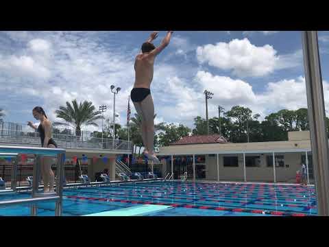 Video of Reverse 1.5 Somersault ½ Twist, 1M