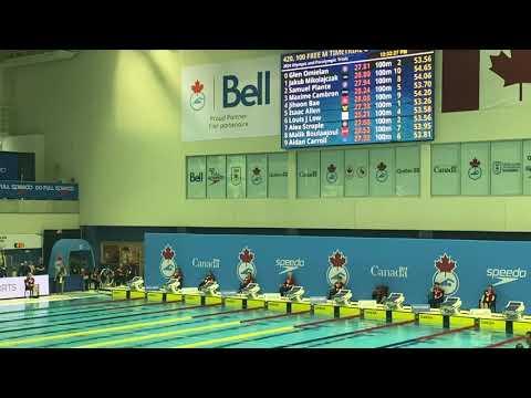 Video of 100 LCM Freestyle PB (53.58) - Louis Low