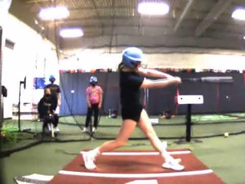 Video of Emma Karcher (2025) Hittrax Max Distance Swing (5/4/2021)