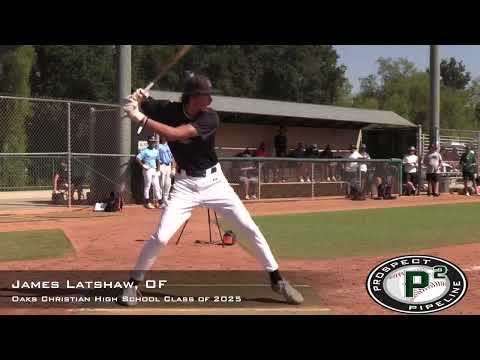 Video of James Latshaw Prospect Video, OF, Oaks Christian High School Class of 2025