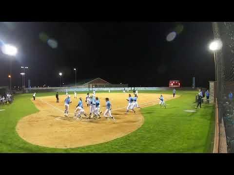 Video of 2 run line drive HR