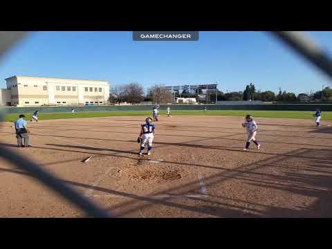 Video of Firebaugh HS @ Fresno HS line-drive standing double 3.8.24