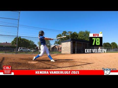 Video of Kendra VanderLugt 2021 Softball Skills Video