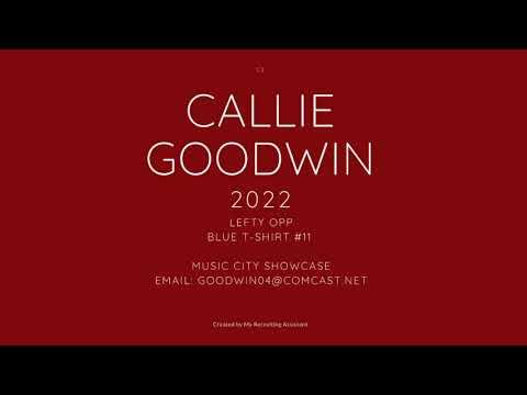 Video of Callie Goodwin 2022 Lefty OPP - Music City Showcase