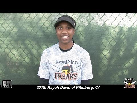 Video of 2018 Rayah Davis Speedy Slapper and Outfield Softball Skills Video-Fastpitch Freaks