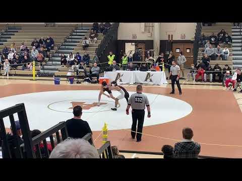 Video of 2nd period District finals G Tolson v Tyler Thomas