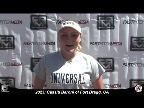 Video of 2023:  Cassiti Baroni of Fort Bragg, CA 