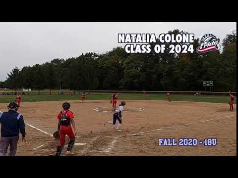 Video of  Natalia Colone's Solo Out of the Park Home Run from 10/3/20