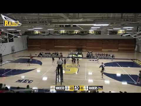 Video of    0:00 / 2:40:40   Shenandoah Raiders Volleyball vs Winchester Golden Falcons