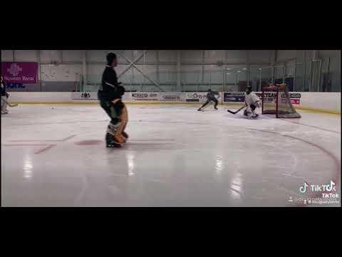 Video of Shooting against 16u AAA goalies at camp 