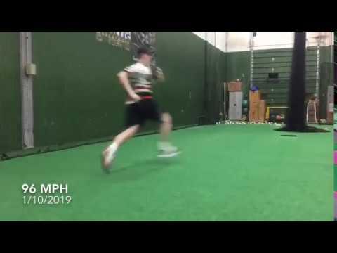 Video of Connor Gill 2020 RHP/OF 96MPH Crow Hop 1/10/2019