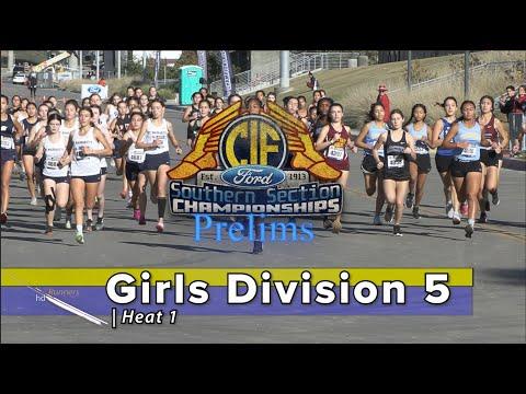 Video of 2022 XC - CIF-ss Prelims - 1 (Div 5, Girls, Heat 1 [of 4], 5 camera view)