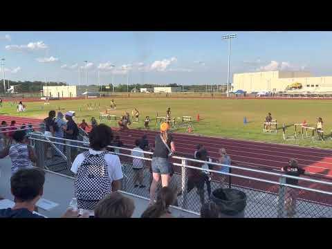 Video of 100m 2A Region 3-12.54 